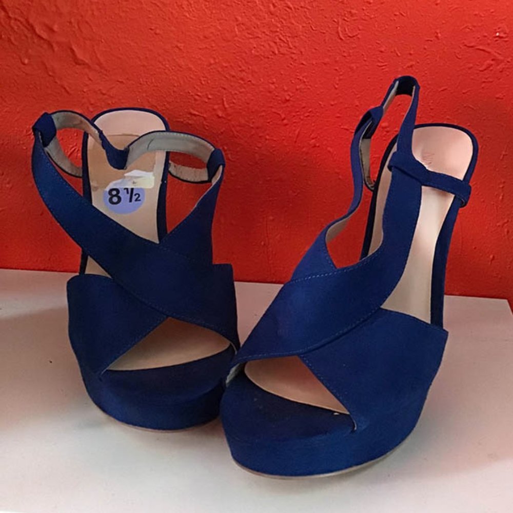 Electric Blue Slingback 8.5